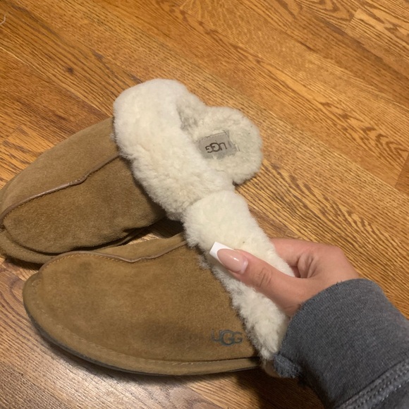 Ugg scuffette slippers in chestnut - Picture 2 of 6